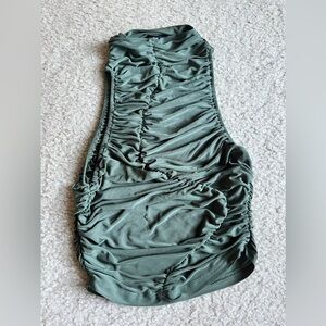 Pull&Bear Green crop top